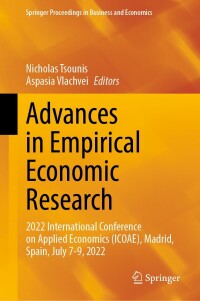 Imagen de portada: Advances in Empirical Economic Research 9783031227486