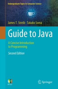 Immagine di copertina: Guide to Java 2nd edition 9783031228414