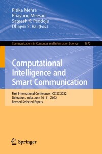 Titelbild: Computational Intelligence and Smart Communication 9783031229145