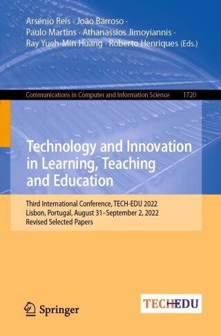 Immagine di copertina: Technology and Innovation in Learning, Teaching and Education 9783031229176