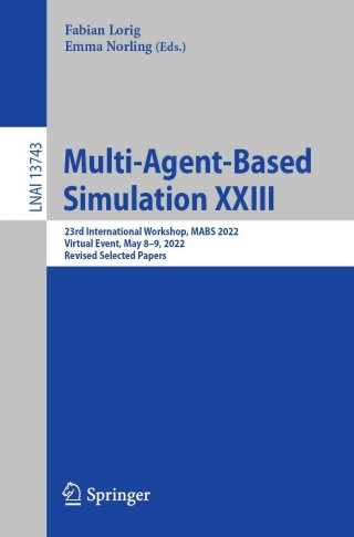 Cover image: Multi-Agent-Based Simulation XXIII 9783031229466