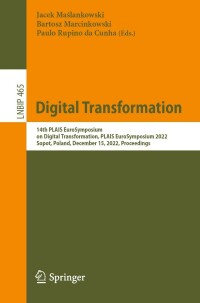 Cover image: Digital Transformation 9783031230110