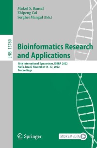 Cover image: Bioinformatics Research and Applications 9783031231971