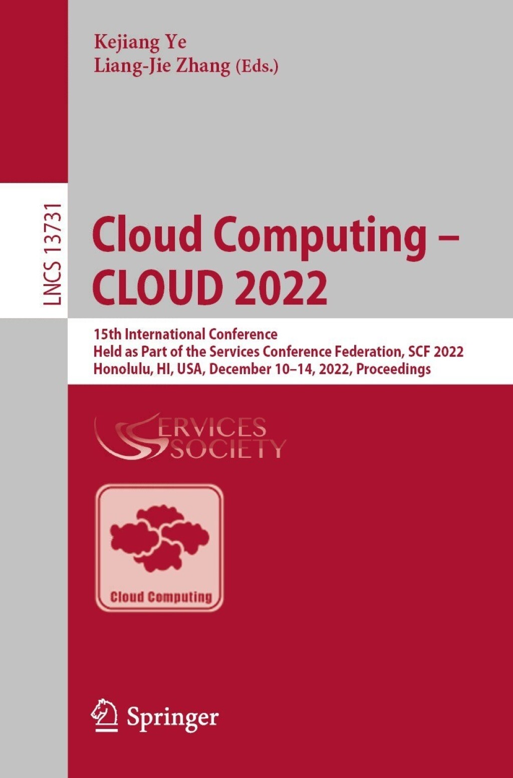 Cloud Computing – CLOUD 2022 (eBook)