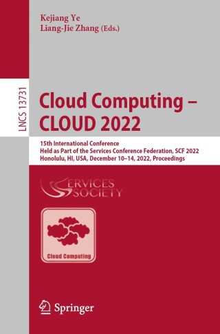 Cover image: Cloud Computing – CLOUD 2022 9783031234972