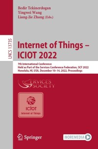 Cover image: Internet of Things – ICIOT 2022 9783031235818