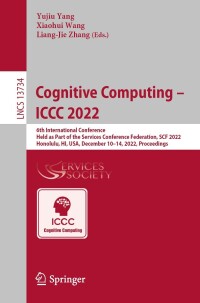 Imagen de portada: Cognitive Computing – ICCC 2022 9783031235849