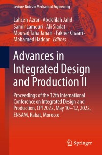 Imagen de portada: Advances in Integrated Design and Production II 9783031236143