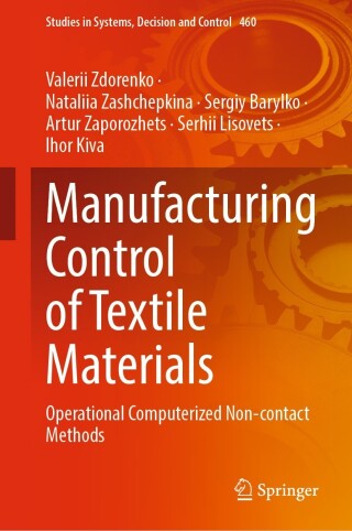 Imagen de portada: Manufacturing Control of Textile Materials 9783031236389