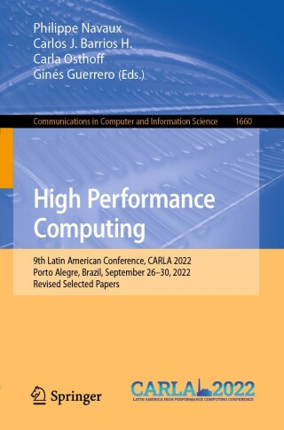 Cover image: High Performance Computing 9783031238208