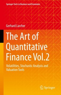 Cover image: The Art of Quantitative Finance Vol.2 9783031238697