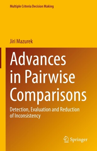 Cover image: Advances in Pairwise Comparisons 9783031238833