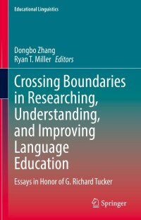 Cover image: Crossing Boundaries in Researching, Understanding, and Improving Language Education 9783031240775