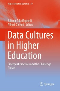 صورة الغلاف: Data Cultures in Higher Education 9783031241925