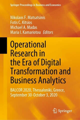 表紙画像: Operational Research in the Era of Digital Transformation and Business Analytics 9783031242939