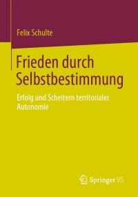 Titelbild: Frieden durch Selbstbestimmung 9783031243424