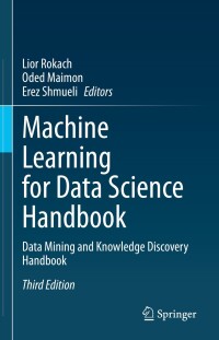Cover image: Machine Learning for Data Science Handbook 3rd edition 9783031246272