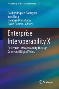 Imagen de portada: Enterprise Interoperability X 9783031247705