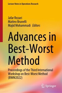 Cover image: Advances in Best-Worst Method 9783031248153