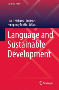 Titelbild: Language and Sustainable Development 9783031249174