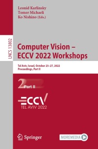 Imagen de portada: Computer Vision – ECCV 2022 Workshops 9783031250620