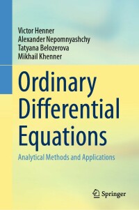 Imagen de portada: Ordinary Differential Equations 9783031251290