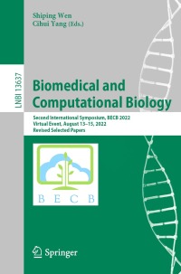 Cover image: Biomedical and Computational Biology 9783031251900