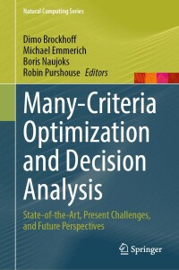 Imagen de portada: Many-Criteria Optimization and Decision Analysis 9783031252624