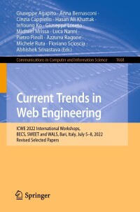 Cover image: Current Trends in Web Engineering 9783031253799