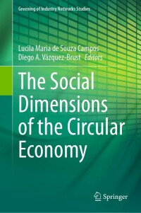 Omslagafbeelding: The Social Dimensions of the Circular Economy 9783031254352