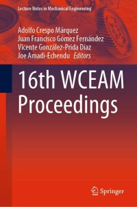 صورة الغلاف: 16th WCEAM Proceedings 9783031254475