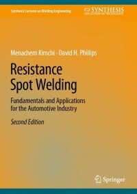 Cover image: Resistance Spot Welding 2nd edition 9783031257827