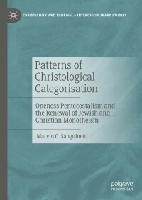 Cover image: Patterns of Christological Categorisation 9783031258749