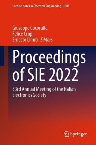 Cover image: Proceedings of SIE 2022 9783031260650