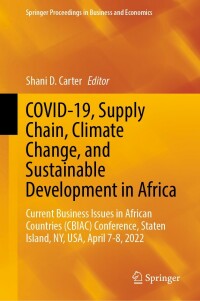 Cover image: COVID-19, Supply Chain, Climate Change, and Sustainable Development in Africa 9783031261206