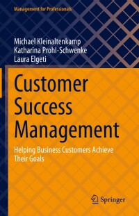 Imagen de portada: Customer Success Management 9783031261770