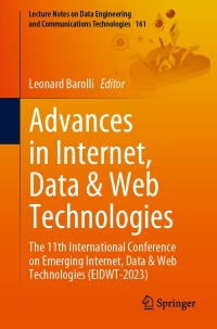 Cover image: Advances in Internet, Data & Web Technologies 9783031262807
