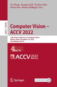 Cover image: Computer Vision – ACCV 2022 9783031263156