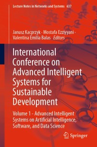 Omslagafbeelding: International Conference on Advanced Intelligent Systems for Sustainable Development 9783031263835