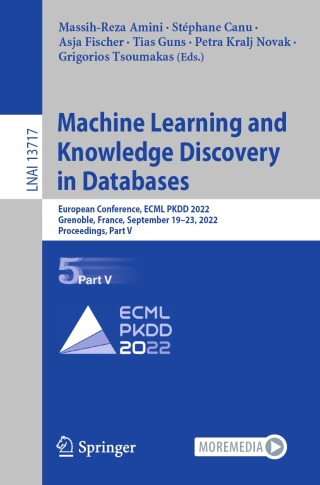Imagen de portada: Machine Learning and Knowledge Discovery in Databases 9783031264184