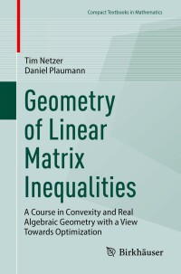 Cover image: Geometry of Linear Matrix Inequalities 9783031264542