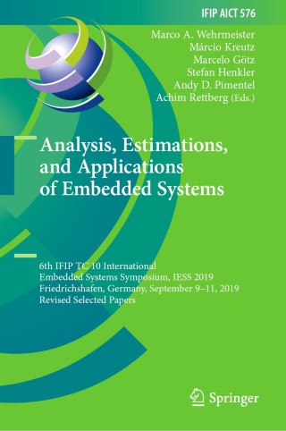 Cover image: Analysis, Estimations, and Applications of Embedded Systems 9783031264993