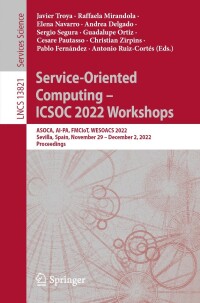 Cover image: Service-Oriented Computing – ICSOC 2022 Workshops 9783031265068