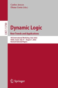 Cover image: Dynamic Logic. New Trends and Applications 9783031266218