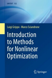 Cover image: Introduction to Methods for Nonlinear Optimization 9783031267895