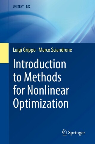Imagen de portada: Introduction to Methods for Nonlinear Optimization 9783031267895