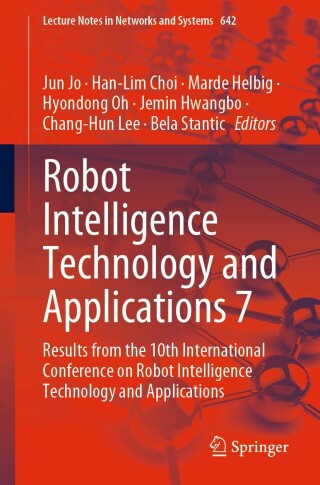 Cover image: Robot Intelligence Technology and Applications 7 9783031268885