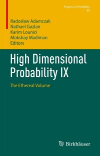 Cover image: High Dimensional Probability IX 9783031269783