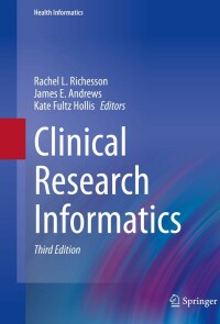 Cover image: Clinical Research Informatics 3rd edition 9783031271724