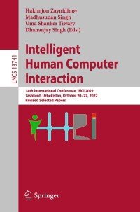 Cover image: Intelligent Human Computer Interaction 9783031271984